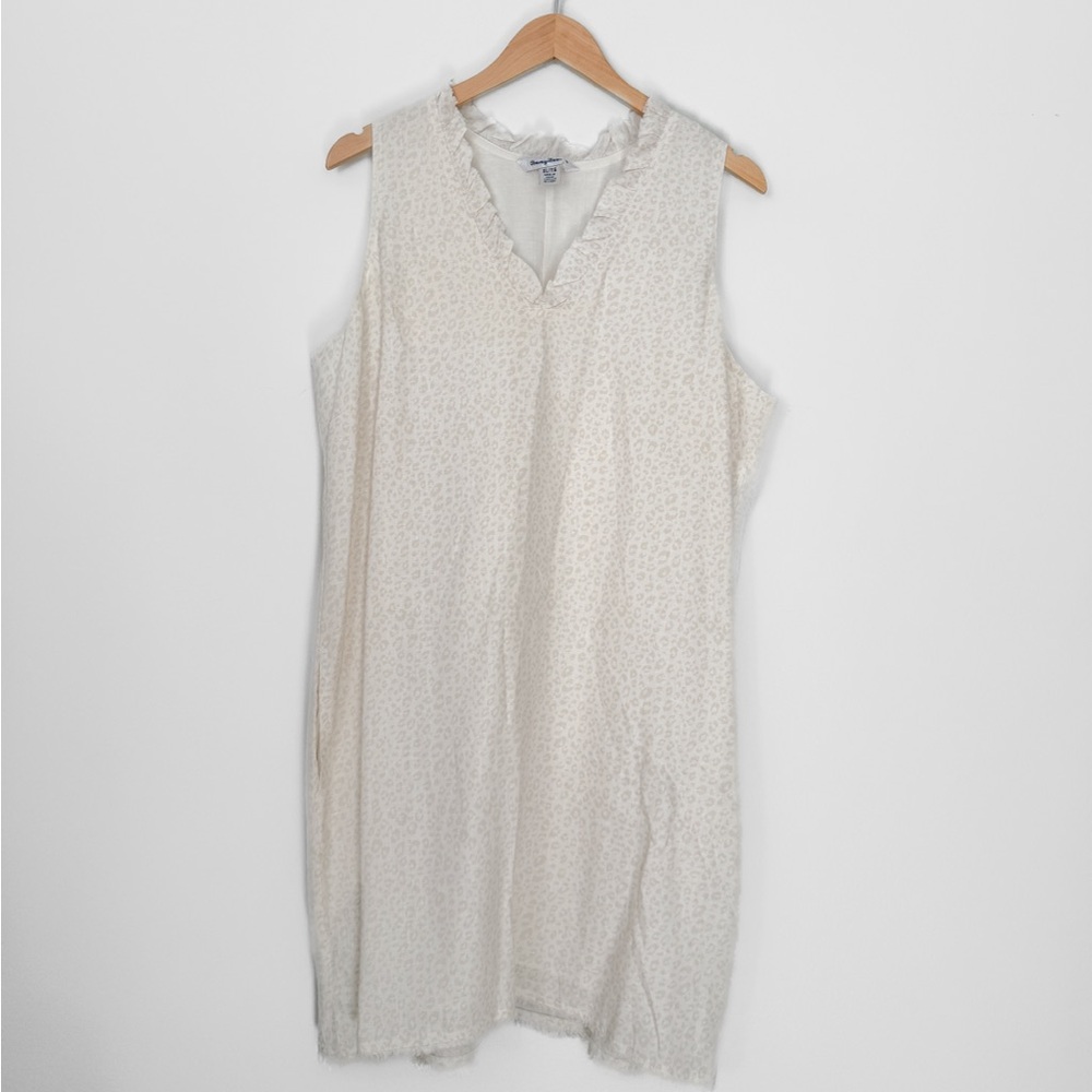 Tommy Bahama linen shift dress.
